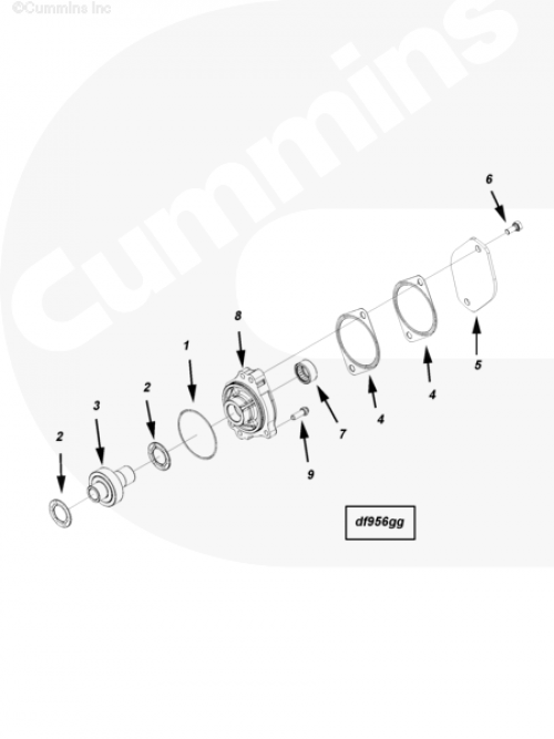 Адаптер вспомогательных агрегатов для двигателя Cummins QSX 11.9