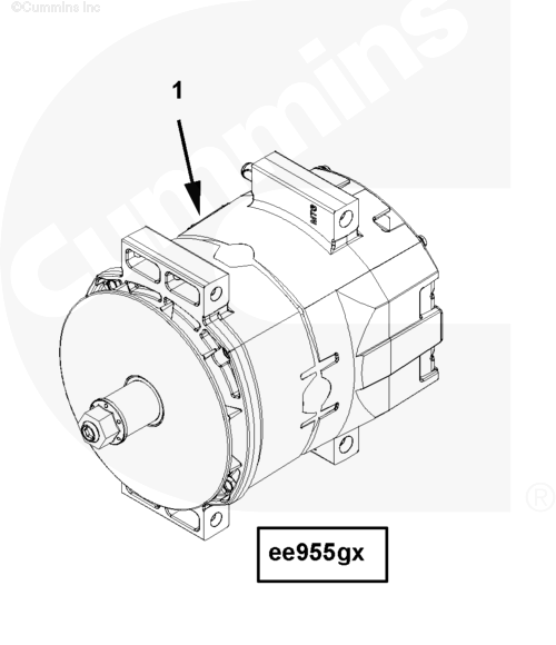 Генератор для двигателя Cummins QSX 11.9