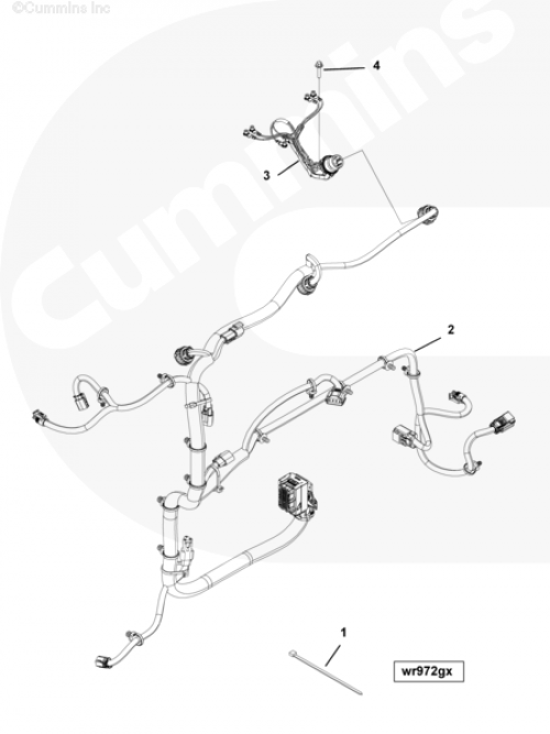 Жгут проводов для двигателя Cummins ISG 12