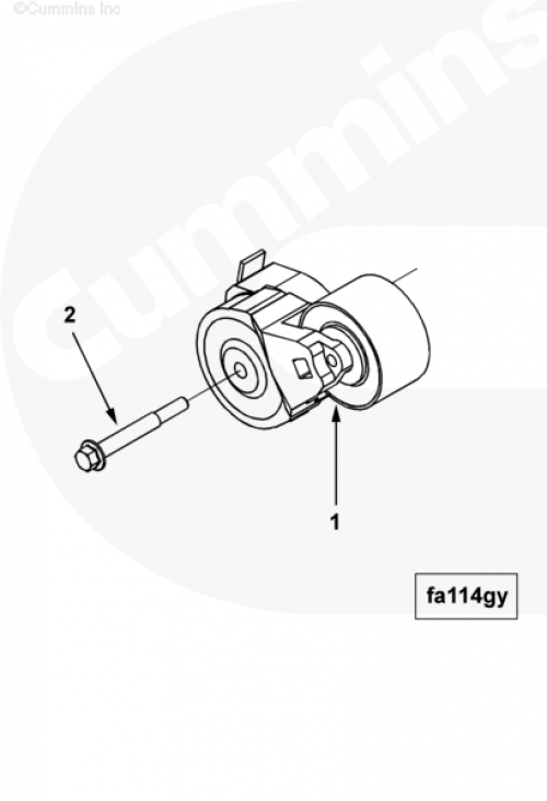 Болт крепления натяжителя ремня для двигателя Cummins ISX 15