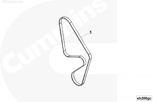 Ремень приводной для двигателя Cummins ISX 15