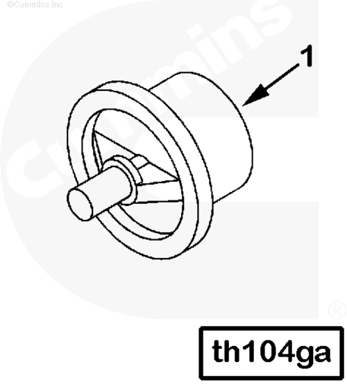 Термостат для двигателя Cummins QSX 15