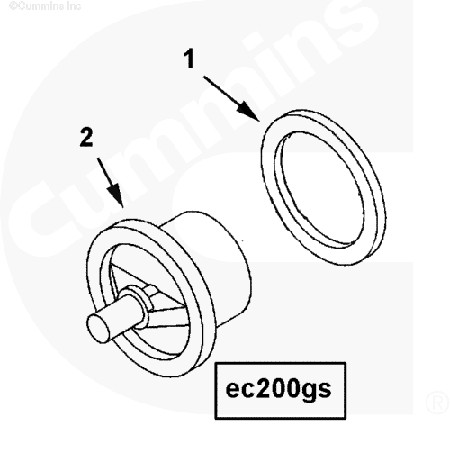 Термостат для двигателя Cummins QSX 15