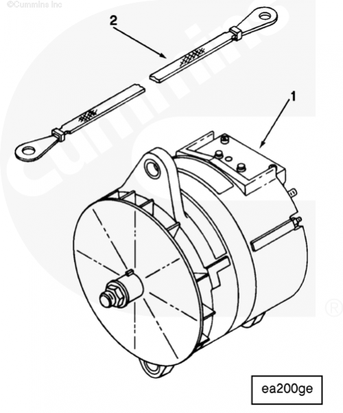 Генератор для двигателя Cummins KTA19