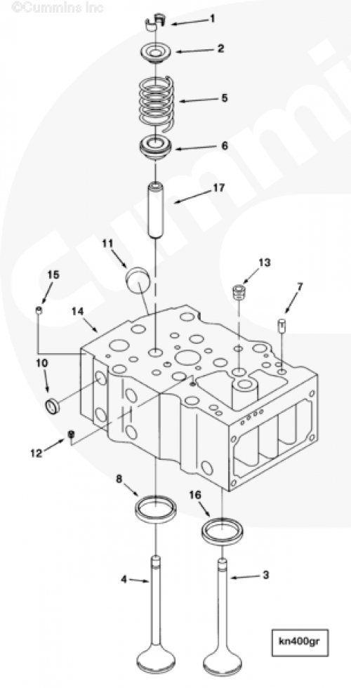 Сухарь клапана для двигателя Cummins KTA19