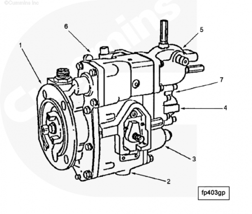 Корпус ТНВД для двигателя Cummins KTA19