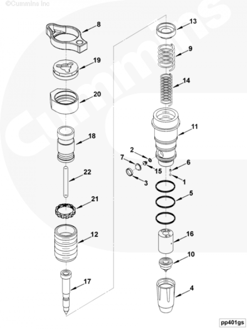 Форсунка для двигателя Cummins KTA19