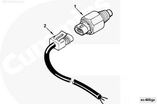 Провод датчика температуры для двигателя Cummins V28