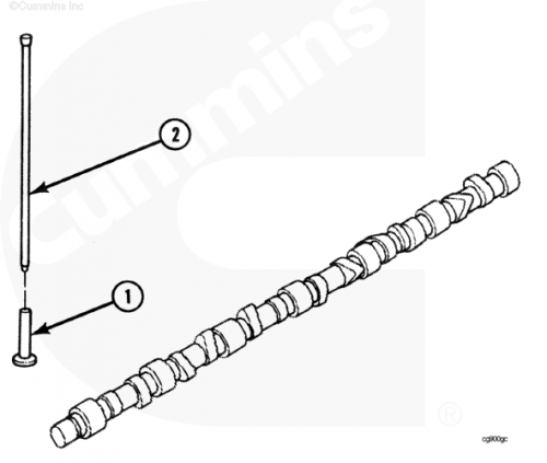 Штанга толкателя для двигателя Cummins A1400 A1700 A2300