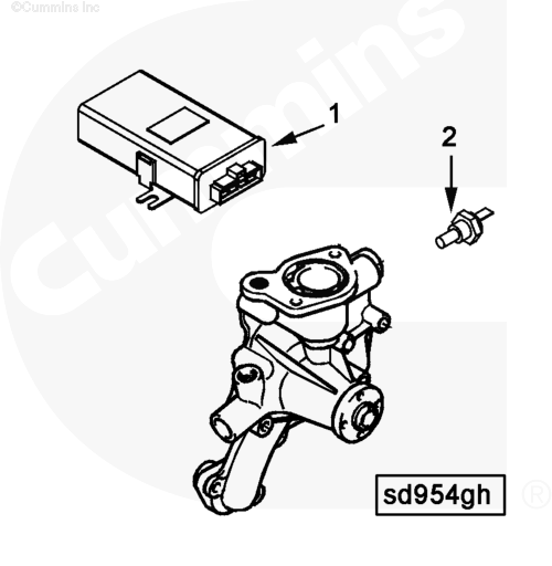 Датчик свечей накала для двигателя Cummins A1400 A1700 A2300