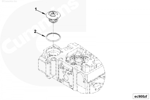 Термостат для двигателя Cummins ISF 2.8L