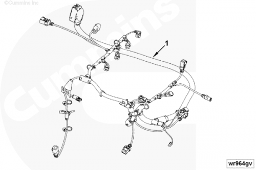 Жгут проводов для двигателя Cummins ISF 2.8L