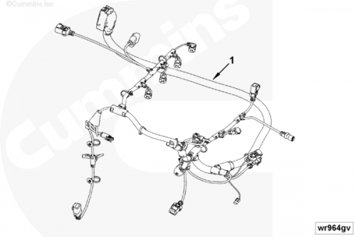 Жгут проводов для двигателя Cummins ISF 2.8L
