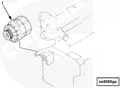 Генератор для двигателя Cummins B 3.3
