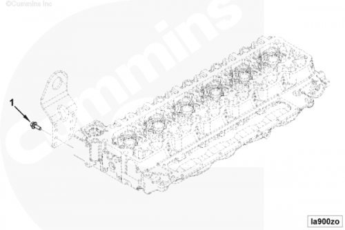 Болт крепления кронштейна подъемного механизма для двигателя Cummins 4ISBе 4.5L