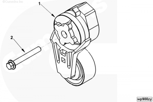 Натяжитель ремня для двигателя Cummins 4ISBе 4.5L