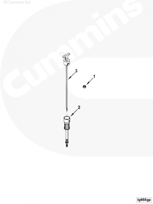 Трубка щупа уровня масла для двигателя Cummins 4ISBе 4.5L